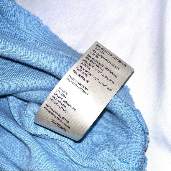 Free People Women’s Sz S Blue Long Sleeve Oversized Soft Knit Shirt We The Free - Picture 10 of 14